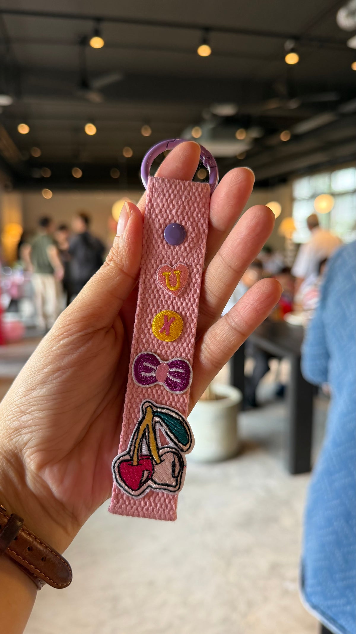 Iron On Patch Keychain Tag (minimum 3 pax)