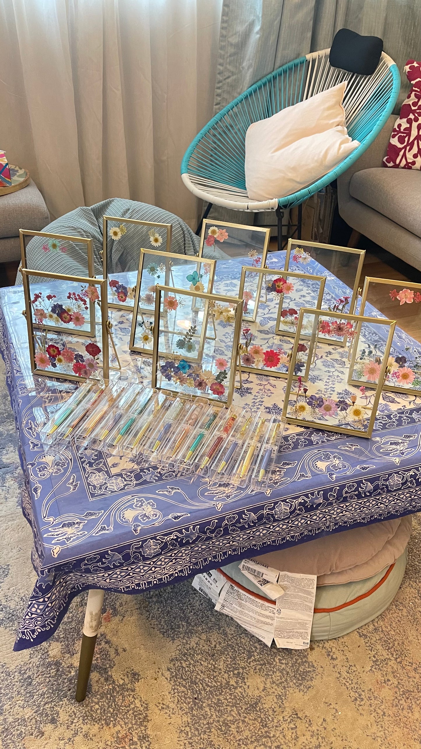 Real Flower Pen Workshop