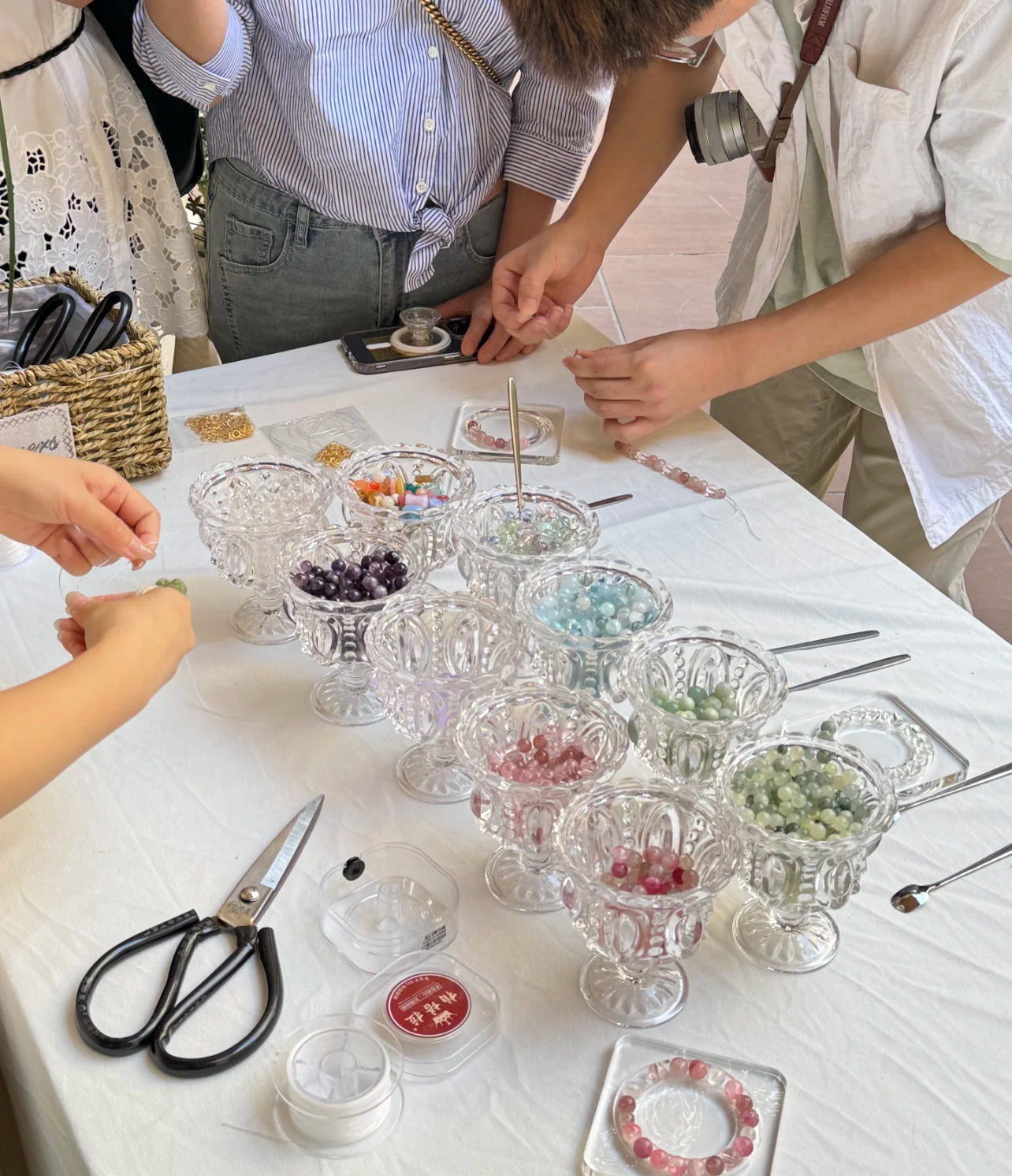 Crystal Beads Keychain Workshop