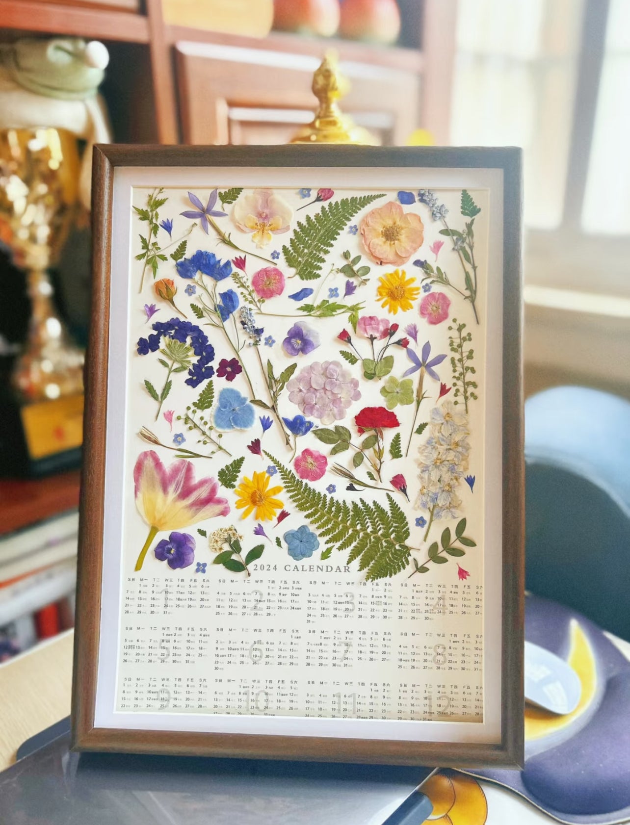 Pressed Flower Picture Frame