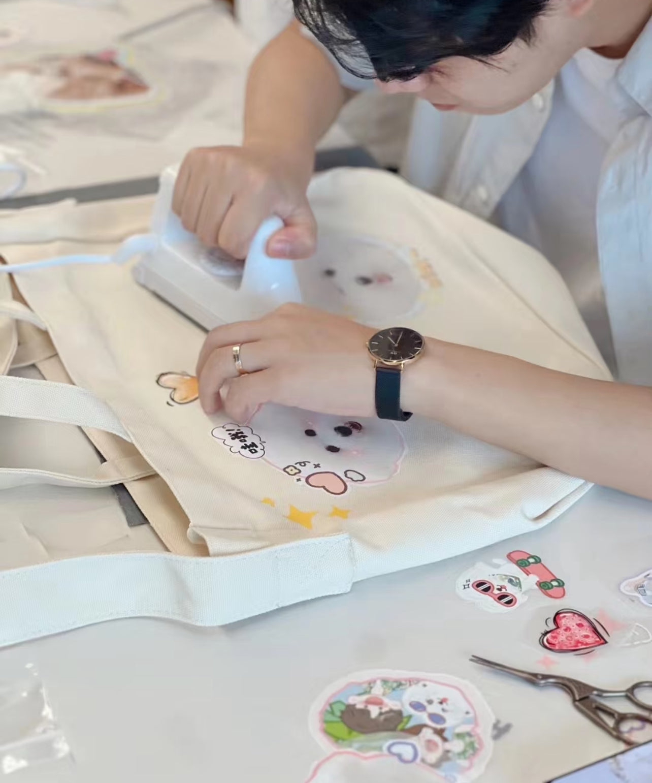 Heat Pressed Tote bags/ Pencil Bags Workshop