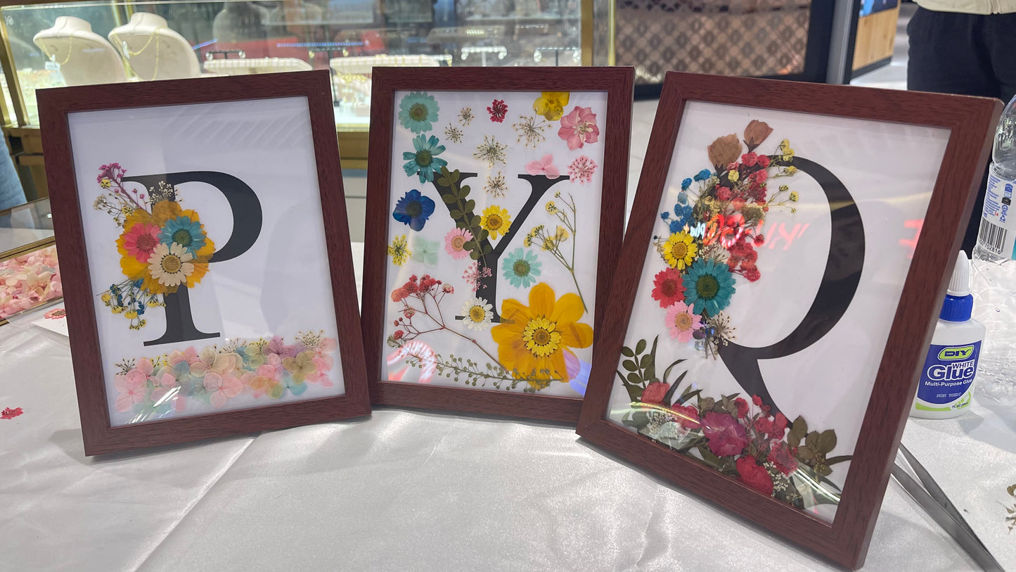 Pressed Flower Picture Frame Workshop