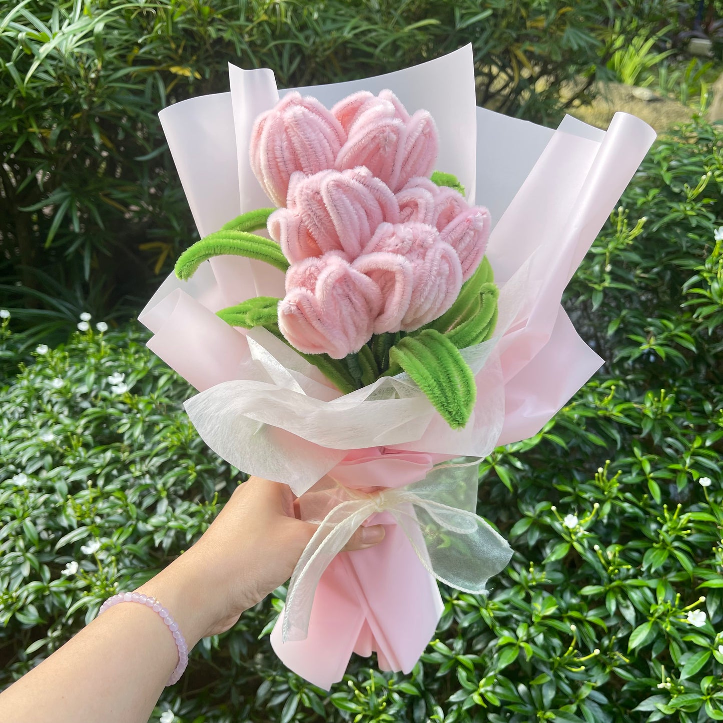 Handmade Twisted Stick Flower Bouqeut